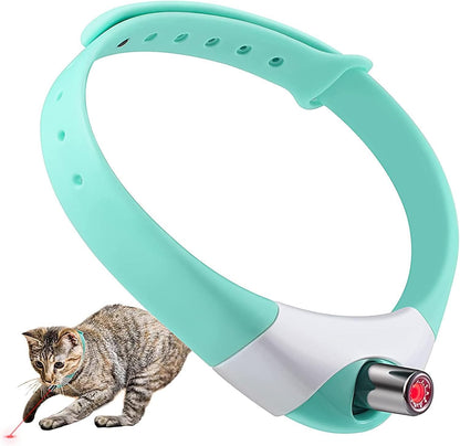 Laserhalsband för katter - Håller katten aktiv.